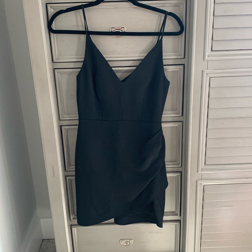 Amanda Uprichard black mini dress